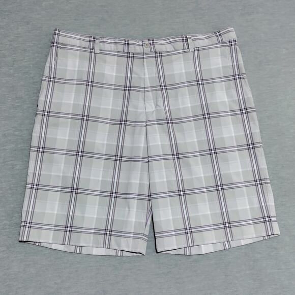 Nike Golf Dri-Fit Shorts Men's 40 x 12" Plaid Performance Stretch Lightweight - Picture 2 of 15